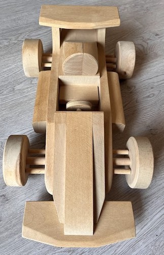 Holzauto formel wagen - holzauto, f1