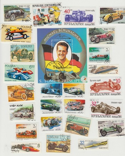 Verschiedene briefmarken f1 - verschiedene,