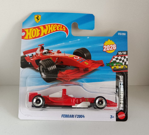 Hot wheels ferrari f2004 - hot,